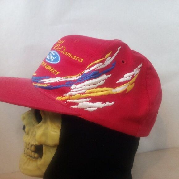 Vintage Scott McNamara Ford Hi-Tech Service Snap Back Hat - Picture 3 of 8
